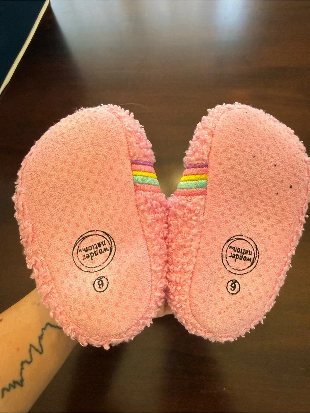 Toddler Rainbow Slippers